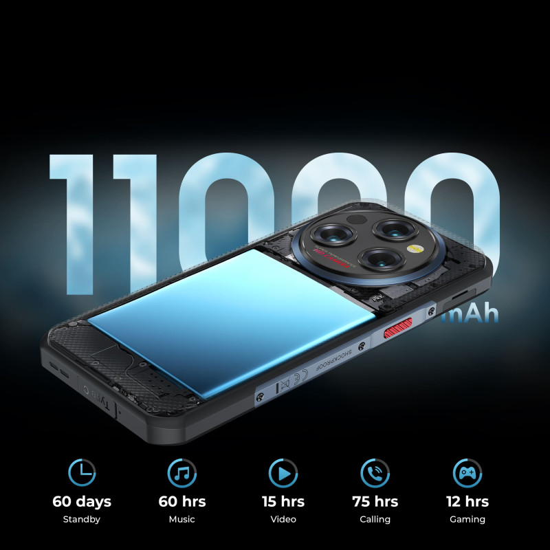 Oukitel WP35 5G 8GB RAM 256GB ROM сив Oukitel WP35 5G 8GB RAM 256GB ROM сив
